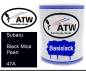 Preview: Subaru, Black Mica Pearl, 47A: 1L Lackdose, von ATW Autoteile West.